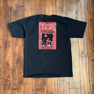 Vintage The Doors Band Graphic T Shirt Mens L Black Gildan Music Tour Merch